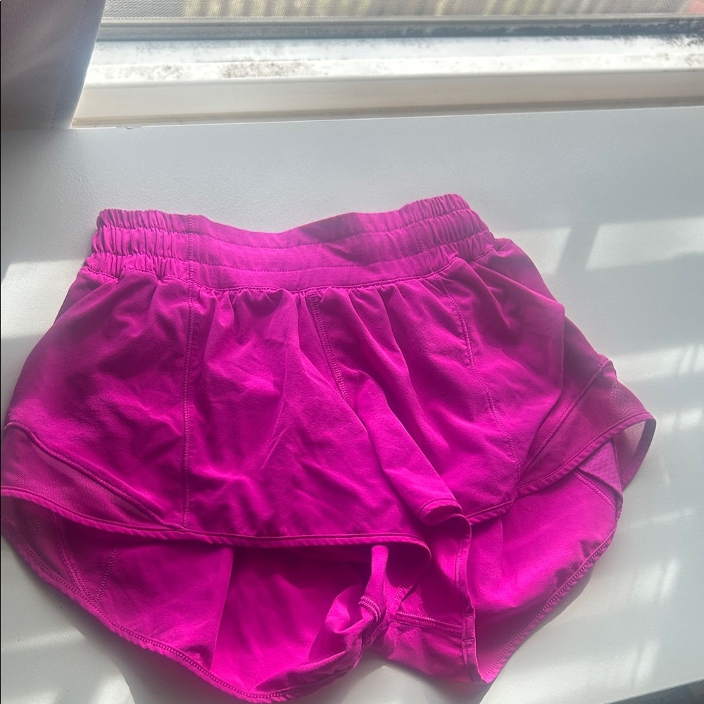 lululemon athletica Fuchsia Athletic Shorts